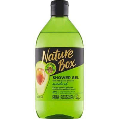 Nature Box Natural Душ гел Avocado Oil 385 ml, Жени