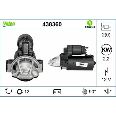 Štartér VALEO 438360