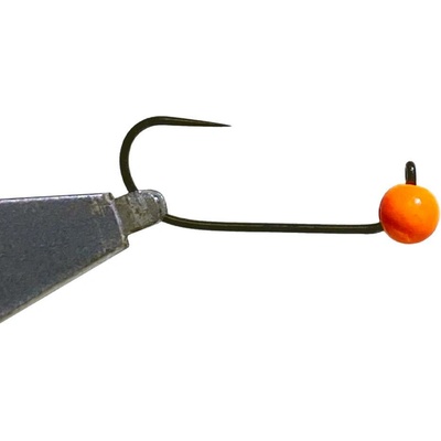 Jigovky.cz jigové hlavičky Wolframové HD Barbless Orange vel.10 5 ks 1,3g