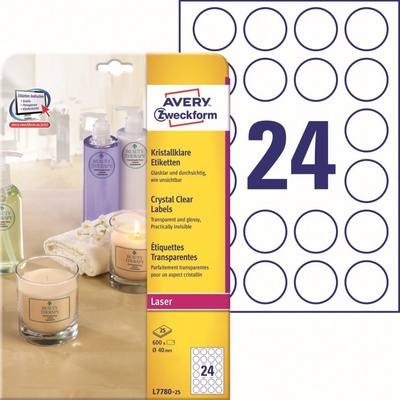 Avery Zweckform 25 listů, A4 L7780-25