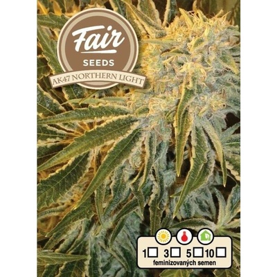 Fair Seeds AK 47 x Northern Light semena neobsahují THC 10 ks