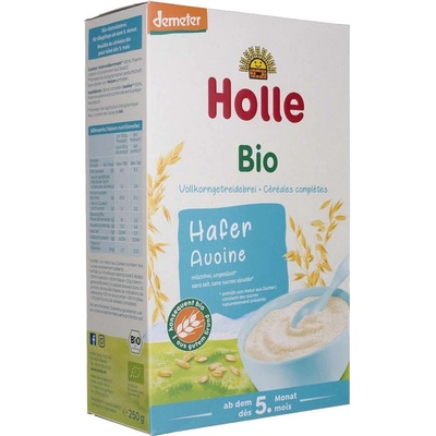 Holle Bio celozrnné ovsené vločky 250 g