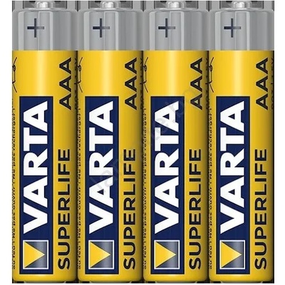 VARTA 2003101304 - 4 бр. Цинково-въглеродна батерия SUPERLIFE AAA 1, 5V (VA0151)