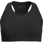 Smartwool Дамски спортен сутиен Smartwool Women's Intraknit Racerback Bra Sports bra - Black Heather II - размер XS (114-2578-0615)