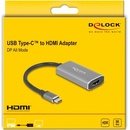 Delock Адаптер Delock - 62632, USB-C/HDMI DP alt Mode, сив (DELOCK-62632)