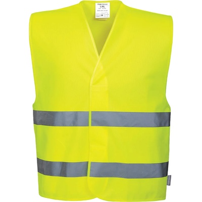 Portwest hi-vis c474 / Светлоотразителна жилетка с две ивици - hv жълто s/m (c474yers/m)