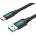 Vention USB-A 3.0/M - USB-C/M кабел, (PVC, черен), 2 м, кабел