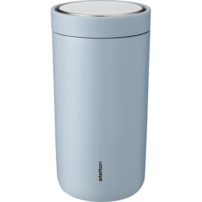 Stelton Термочаша To-Go Click с двойни стени от стомана 200 мл небесносиня (675-27)