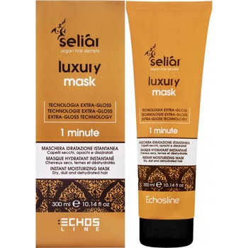 Echosline Seliar Luxury Intense Moisturizing Mask hydratační maska pro suché a matné vlasy 300 ml