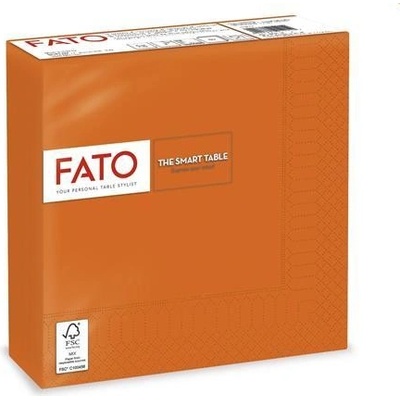 Fato Servítky 1/4 ohyb Smart Table oranžová 33x33cm