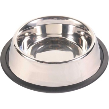 TRIXIE Stainless Steel Bowl - Метална купа за храна или вода за кучета и котки, 450 мл