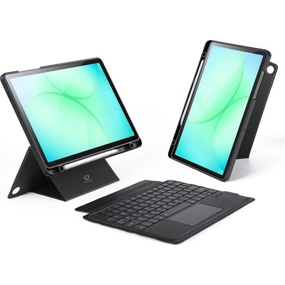 Samsung Клавиатура с калъф DUX DUCIS DK Series за Samsung Galaxy Tab A11+ / A9+- Bluetooth 5.0, тъчпад и кожен калъф