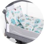 Chipolino Спален комплект за мини кошара Chipolino - Мече с балон (KOSCLOSET02404)