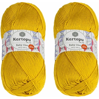 BELLATEX Baby One 100 g set 2 ks - 1321 hořčicová