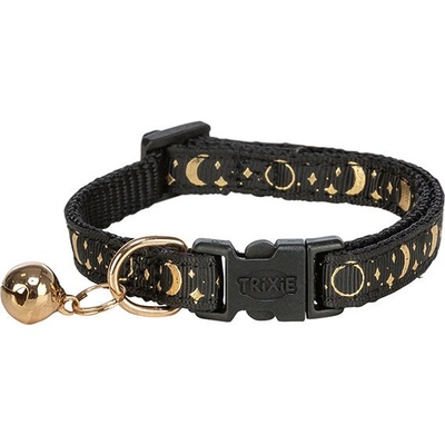 Trixie Obojek pro kočky zlaté zdobení s rolničkou – Zboží Dáma
