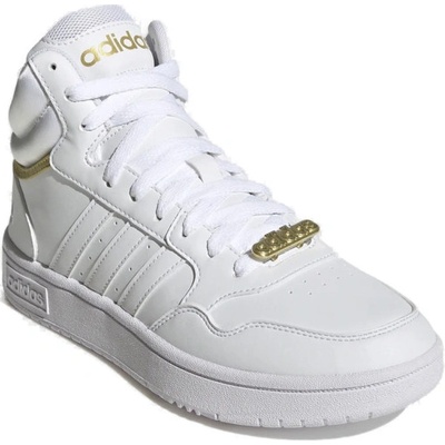 adidas Hoops 3.0 Mid cloud white/cloud white/gold metallic biela