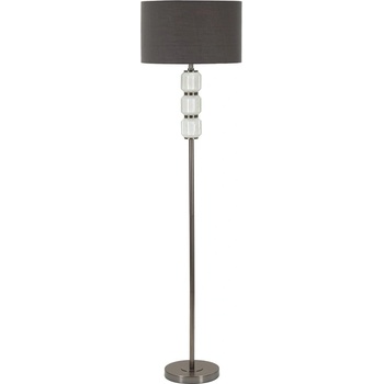 Mauro Ferretti Сива подова лампа с текстилен абажур (височина 163 cm) Bright - Mauro Ferretti (1712920001)