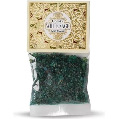 Goloka Vonná pryskyřice pro vykuřování White Sage 30 g