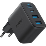Anker Захранване за ел. мрежа за лаптопи, смартфони и таблети с 2xUSB-C и 2xUSB-A изходи - Anker Zolo Fast Wall Charger PD 50W (черен) (A121EG11)