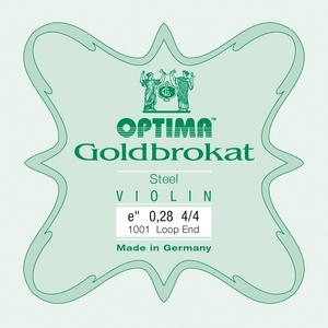 Optima Goldbrokat E 4/4 Extra Strong Loop End E1 Струни за цигулка (O1001LEST)