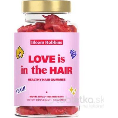Bloom Robbins Love is in the Hair Healthy Hair Gummies 60 ks