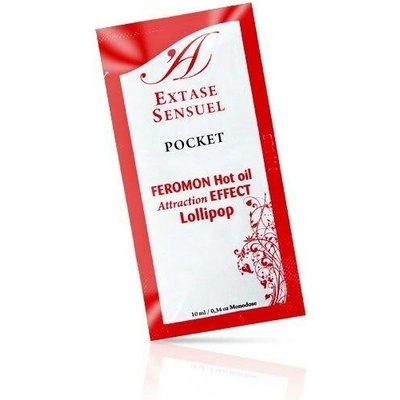 Extase Sensual Massage Oil With Heat Effect Pheromones Lollipop 10 ml