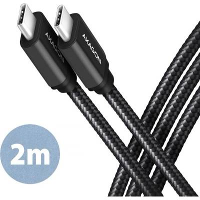Axagon BUCM3-CM20AB SPEEd USB-C USB-C, 2m, černý