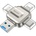 YESIDO Card Reader 4in1 TF, Yesido GS23, Сив (GS23)