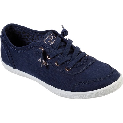 Skechers Дамски маратонки Skechers Bobs B Cute Canvas Trainers Womens - Navy