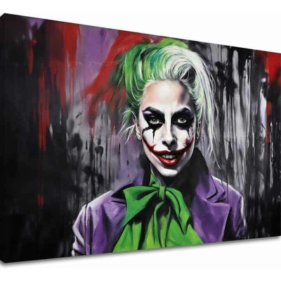Obraz na plátne - Joker Poker Face | rôzne rozmery - 60x90 cm