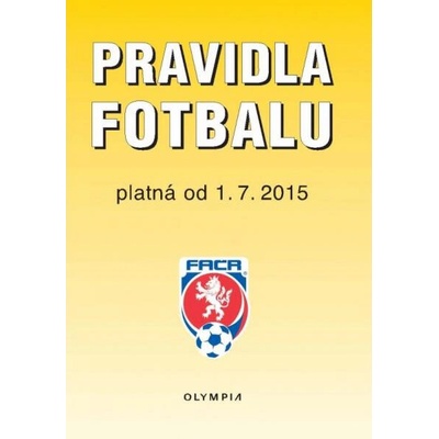 Pravidla fotbalu platná od 1.7.2015