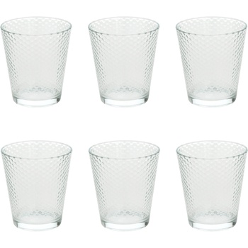 Tognana Комплект 6 стъклени чаши golf, 340 мл, прозрачно стъкло (n3585d6trasa)