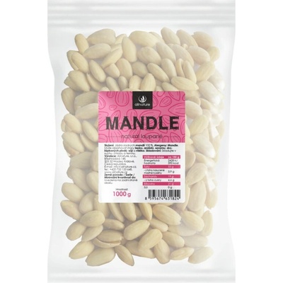 Allnature Mandle lúpané 1000 g