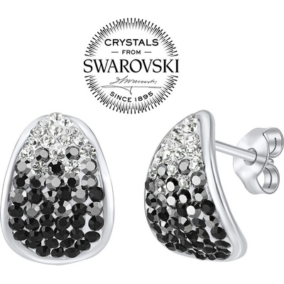 SILVEGO se Swarovski Crystals černé SILVEGOBC36093