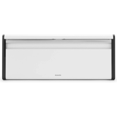 Chlebník FALL FRONT 18 l, bílá, nerezová ocel, Brabantia