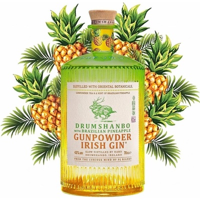 Drumshanbo Gunpowder Irish Gin with Brazilian Pineapple 43% 0,7 l (holá láhev)