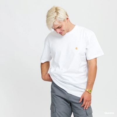 Carhartt WIP Chase t-shirt white Gold