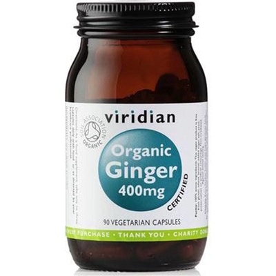 Viridian Organic Ginger 400 mg 90 kapslí
