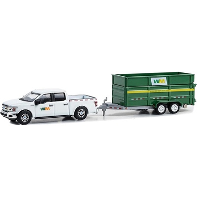 GreenLight Ford F 150 XLT 2018 + Přívěs 1:64