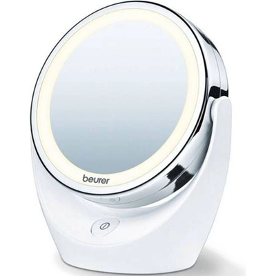 Beurer Козметично огледало Beurer BS49 2 в 1, нормално и с 5 степенно увеличение, 12 LED диода, диаметър 11см
