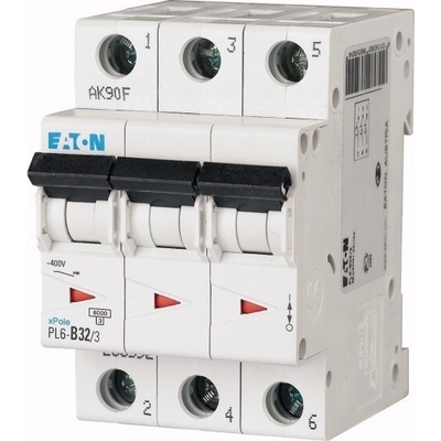Eaton 6 kA B, 32 A, PL6-B32/3