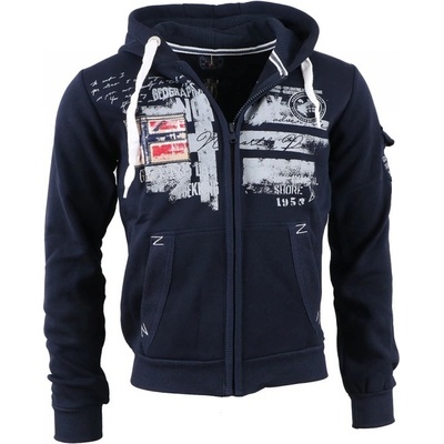 GEOGRAPHICAL NORWAY mikina FOHNSON MEN 100 tmavě modrá