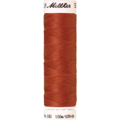 Nitě SERALON 100m na univerzální šití, polyester AMANN Mettler - více barev 6677: 1176 oranžová