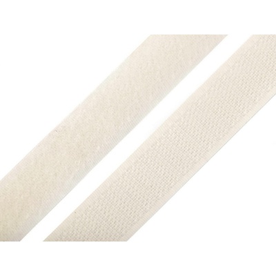 Prima-obchod Suchý zip háček + plyš šíře 20 mm, barva (031) ecru