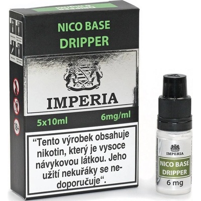 Nikotinová báze Imperia Dripper (30/70): 5x10ml / 6mg