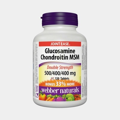 Webber Naturals Glukosamín+Chondroitín+MSM 1300 mg Forte 120 tabliet