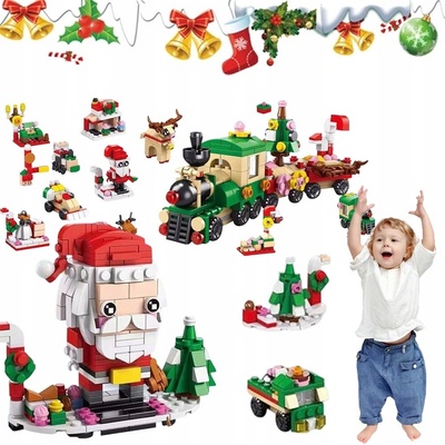 Bedee ADVENTNÝ KALENDÁR S KOCKAMI 12 DNÍ VIANOČNÝ DARČEK PRE DETI HRAČKA