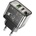 hoco. Зарядно устройство HOCO N34 за USB+Type-C гнездо 20W, бързо зарядно устройство PD 3.0, ЧЕРНО (N34)