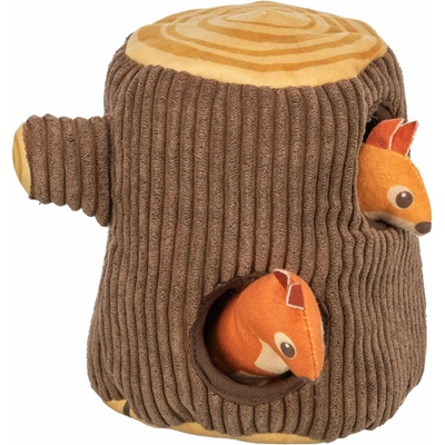 Trixie pařez s veverkou plyšová 16 cm