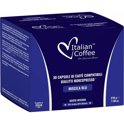 Italian coffee miscela blu kapsule 30 ks
